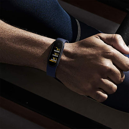 Replacement Bands Compatible with Xiaomi Mi Band 6/5, Soft Silicone Wristbands, Adjustable Sport Wrist Strap for Women & Men