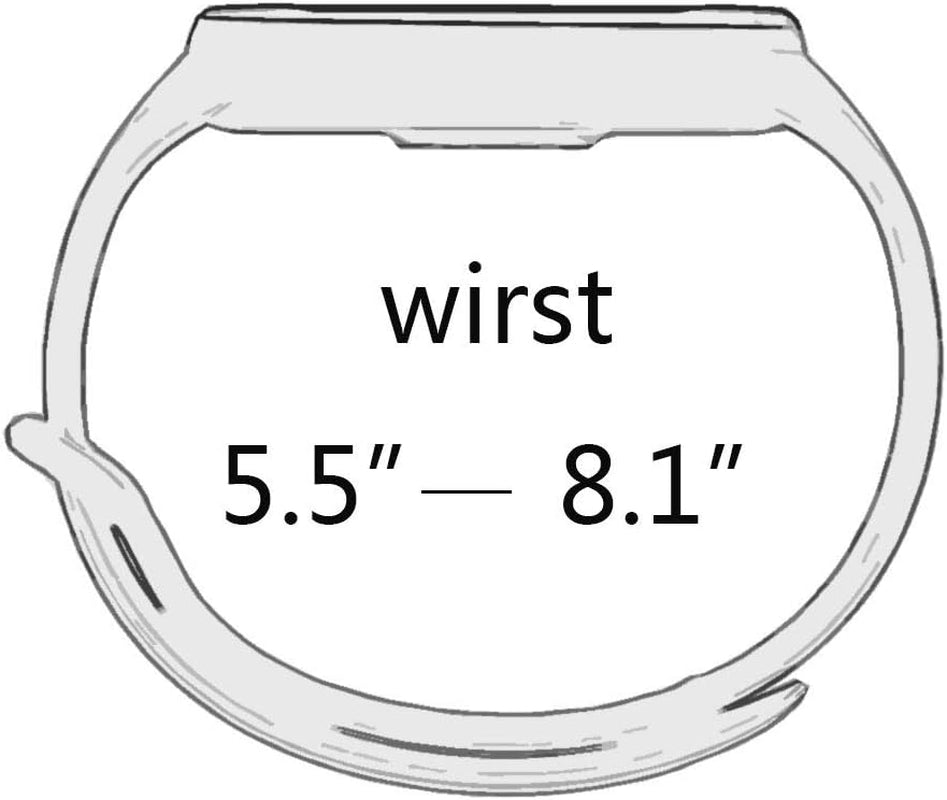 Replacement Bands Compatible with Xiaomi Mi Band 6/5, Soft Silicone Wristbands, Adjustable Sport Wrist Strap for Women & Men